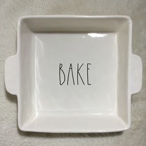 💗SOLD💗 Rae Dunn BAKE baking dish pan LL NEW